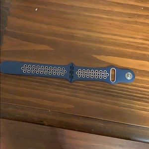 Navy/pink watch band